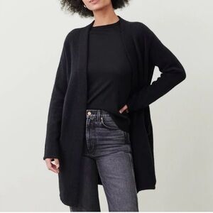 Jenni Kayne Sweater Coat in Black, XS